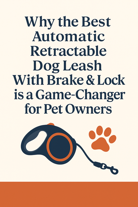 Best Automatic Retractable Dog Leash With Brake & Lock | Pet Store