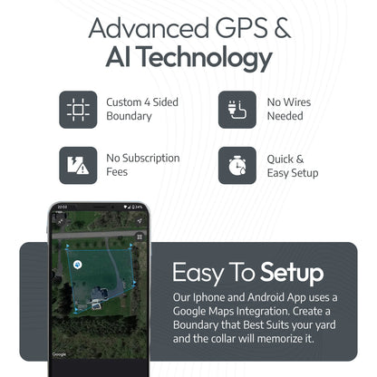 Pawtronic Pro Series Wireless GPS Dog Fence - Ultimate Safety for Your Furry Friend!