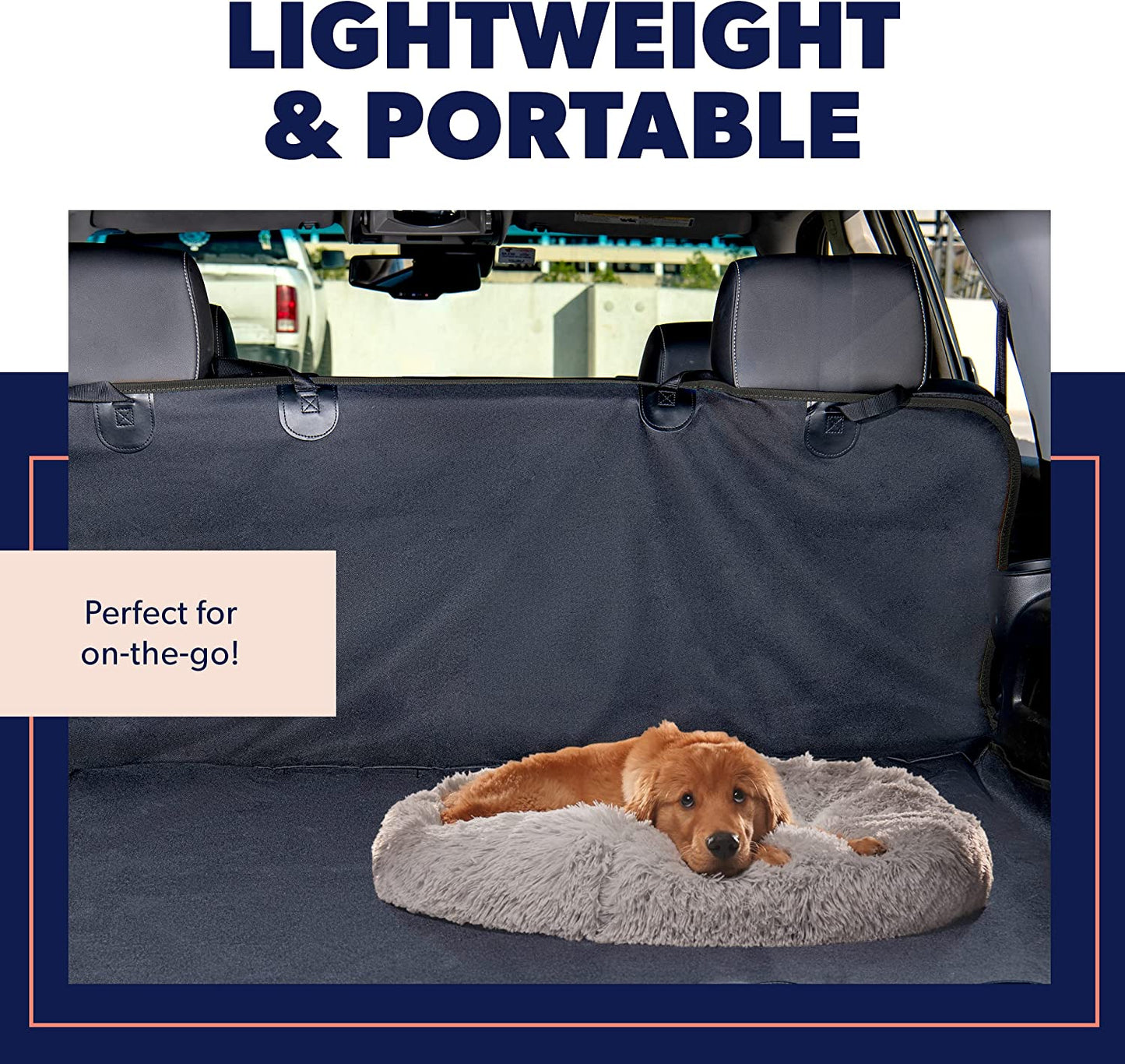 Small Beige Dog Bed for up to 25Lbs, Calming Orthopedic Pet Bedding for Anxiety Relief, Joint Support & Comfort, Washable Dog Furniture