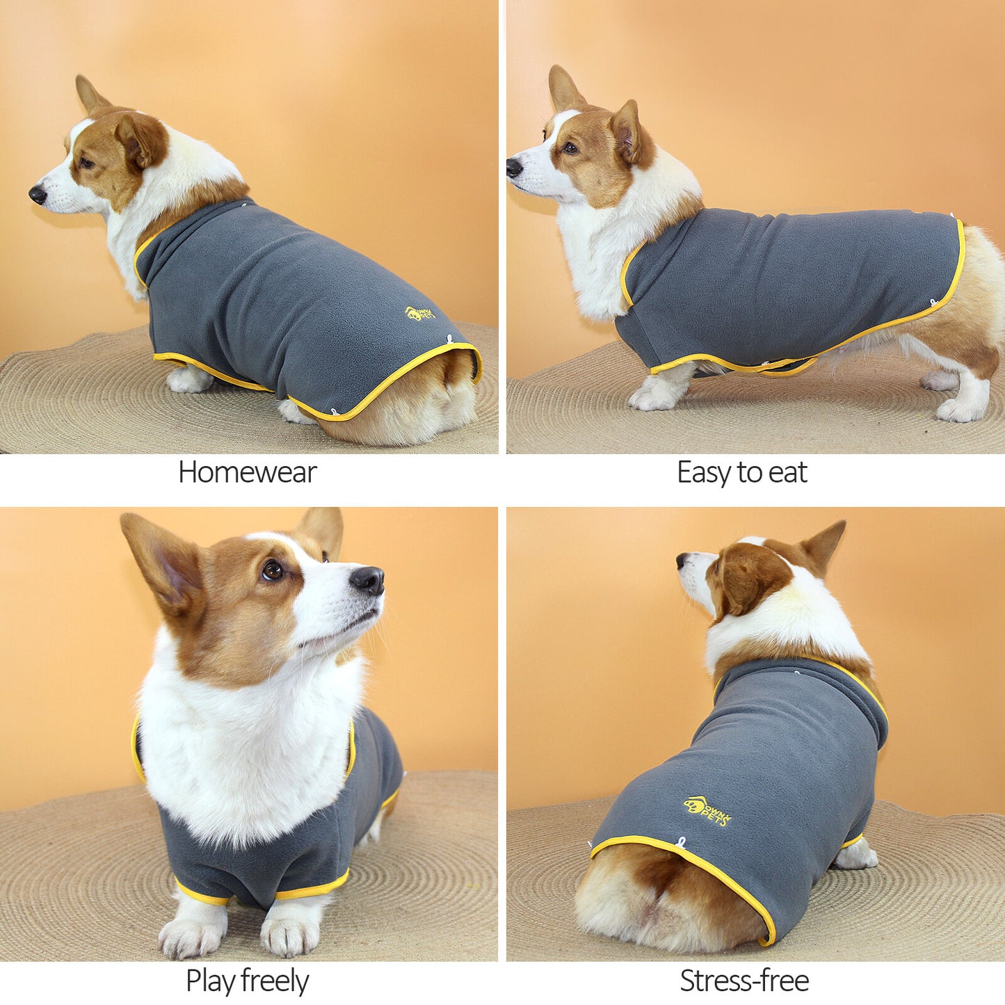 Cozy Fleece Vest for Dogs & Cats - Winter Coat & Raincoat Liner in XXL