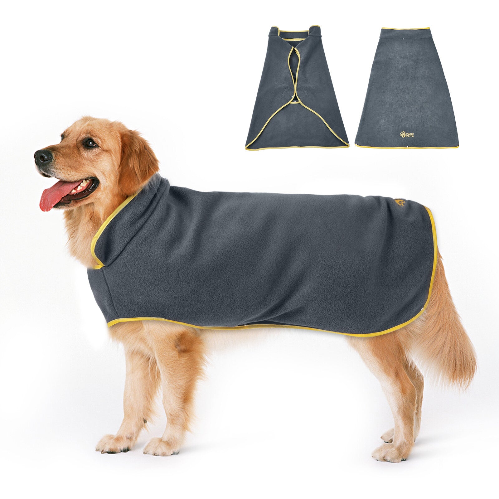 Cozy Fleece Vest for Dogs & Cats - Winter Coat & Raincoat Liner in XXL